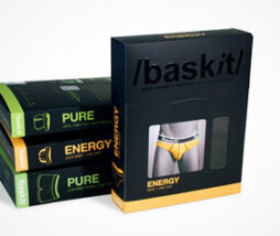 packaging design for baskit produced by oblique design