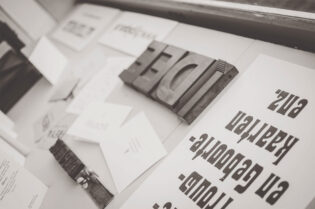 letterpress for typography and graphic design