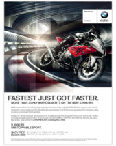 bmw motorrad layout design ad by oblique design