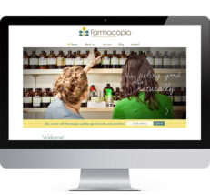 home page design for farmacopia