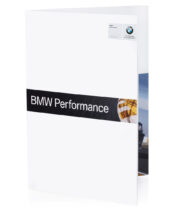 front of sales kit for bmw