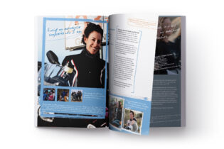 bmw brochure feature female rider