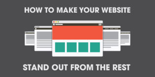 text: how to make your website stand out from the rest