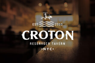 logo design for croton reservoir tavern