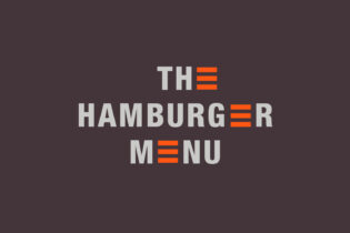 the hamburger menu logo