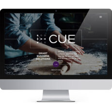 home page design for cue