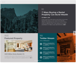 website redesign comps for boom