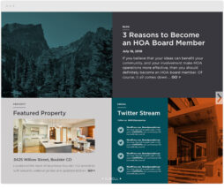 website redesign for boom properties