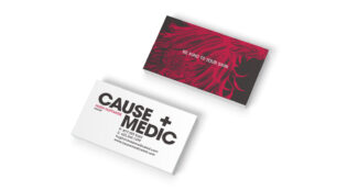 business card design for cause medic