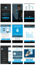 mobile website design comps for instream water