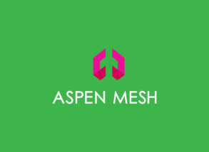 aspen mesh colorado logo design green