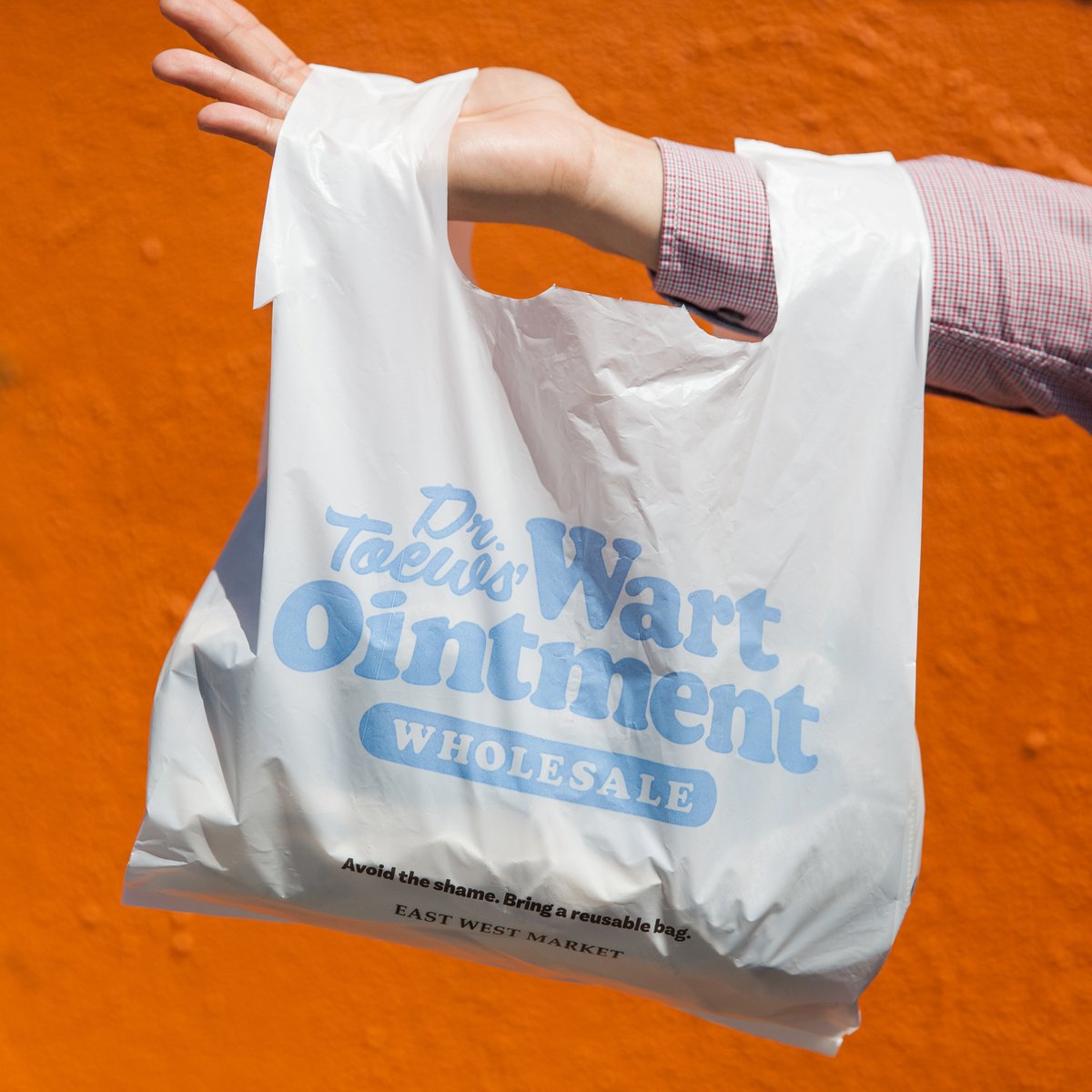 funny plastic bag design