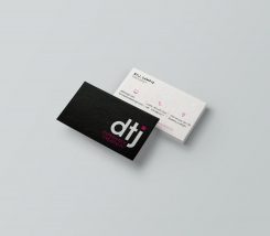 print design project with logo redesign